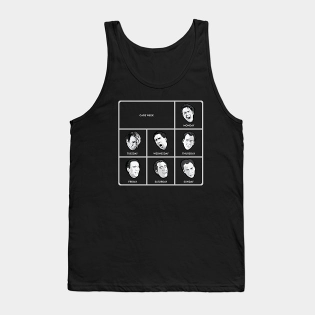 Cage Week Tank Top by Graphiksmash